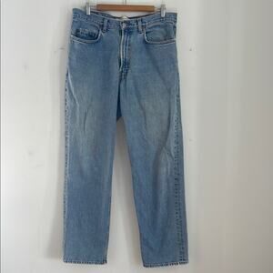 Vintage 90's Y2K GAP Classic Fit loose straight fit denim jeans sz 35x32
